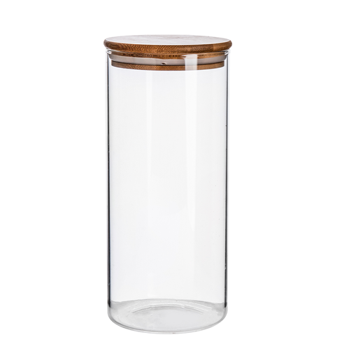 [04-353] Vague Glass Glass Jar with Lid 23.5 cm