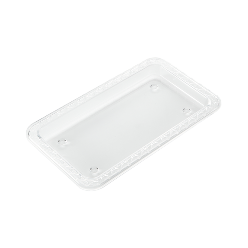 [02-1359] Vague Acrylic Rectangular Tray 25.9 x 15 cm
