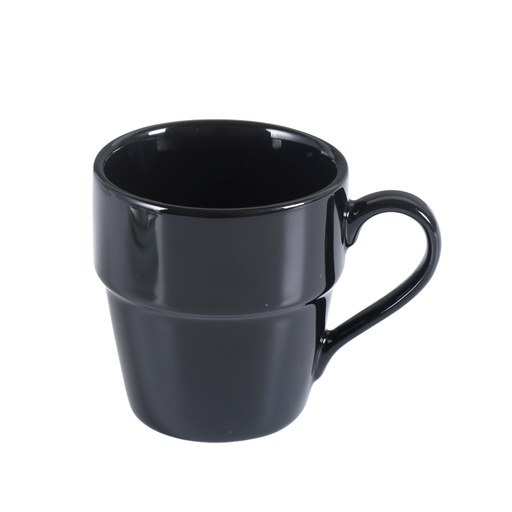 [08-1630B] Porceletta Black Porcelain Mug 250 ml
