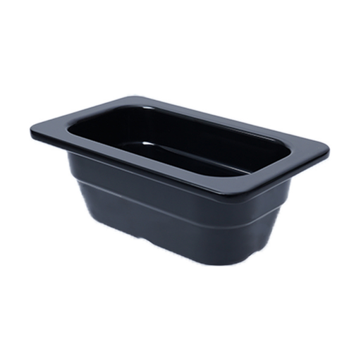 [36-709B] Vague Black Melamine GN Pan 1/9 65mm