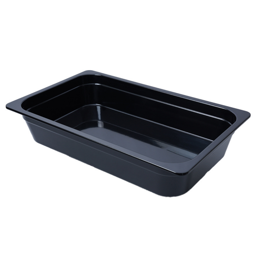 [36-710B] Vague Black Melamine GN Pan 1/1 100mm