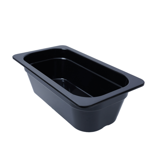 [36-711B] Vague Black Melamine GN Pan 1/4 100mm