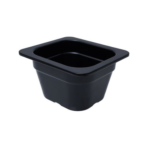 [36-713B] Vague Black Melamine GN Pan 1/6 100mm