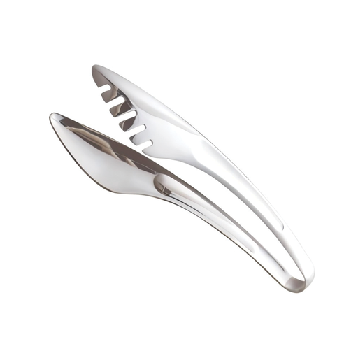 [BF-105] Vague Silver Food Tong 10"