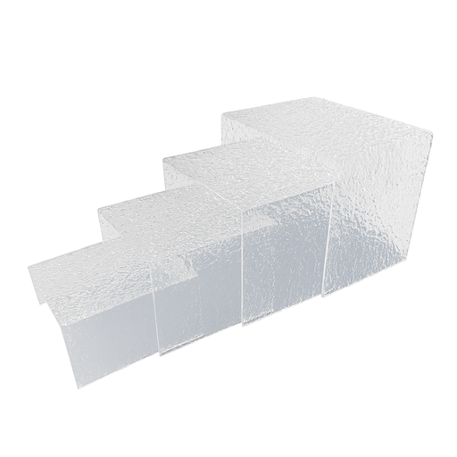[BF-112] Vague 4 Levels Acrylic Food Riser Set (H4-H16 cm)