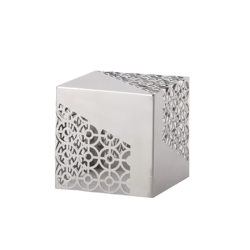 [BF-132] Vague Steel Display Stand with White Acrylic Plate 21 x 14 x H14 cm