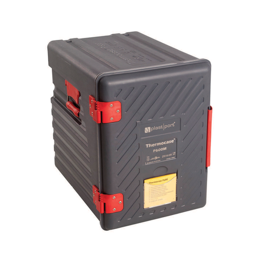 [KP-013] Kapp Thermobox Hinged Black 600 Side / 66 Qt. / 64 x 44 x 61 cm / 46011600