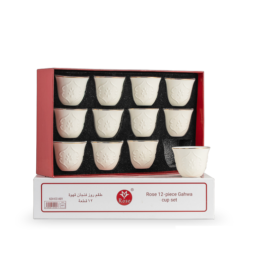 [RP-82997] Rose Thermos Cawa Cup Set White / 624-CC-A01