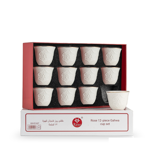 [RP-83011] Rose Thermos Cawa Cup Set Dotted White / 624-CC-A27