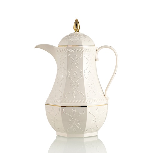 [RS-52874] Rose Coffee Vacuum Flask 1 Liter White / RS-624-10-CF-A01