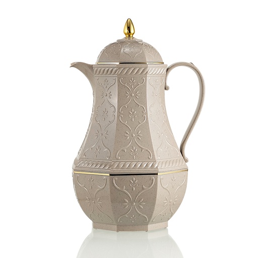 [RS-52890] Rose Tea Vacuum Flask 1.3 Liter Liter Dotted Brown / RS-624-13-A32