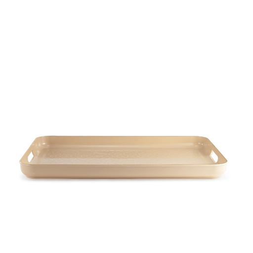 [RS-52912] Rose Plastic Serving Tray Beige / MR-624-TR-A34