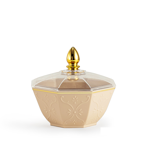 [RS-52913] Rose Plastic Dates Bowl Beige / MR-624-DT-A34