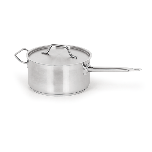 [CR026] Caternox Stainless Steel Saucepan with Lid D20 x 10.5 cm (3.30L / 3.49Qt.)