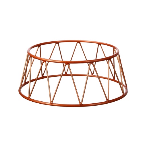 [05-262] Vague Small Rose Gold Conic Display Stand Riser 25 cm x 21.2 cm x 10 cm