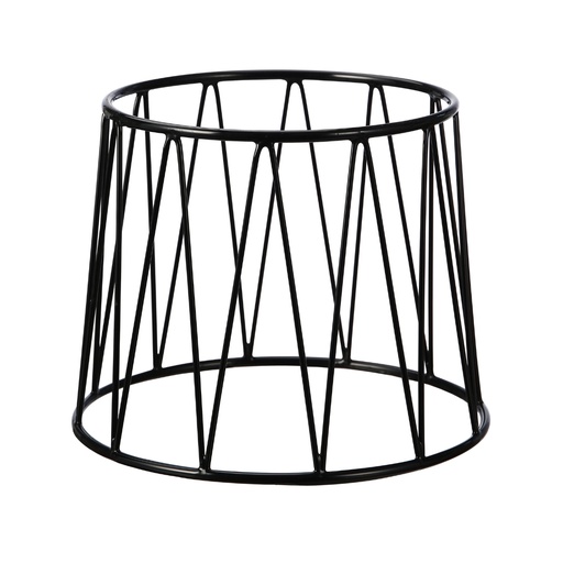 [05-266] Vague Medium Black Conic Display Stand Riser 25 cm x 21.2 cm x 20 cm