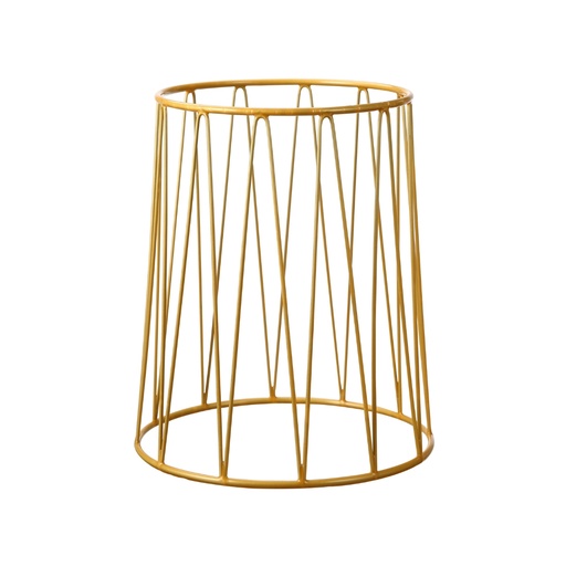 [05-267] Vague Large Golden Conic Display Stand Riser 25 cm x 21.2 cm x 30 cm