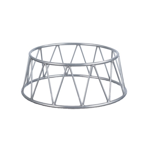 [05-270] Vague Small Silver Conic Display Stand Riser 25 cm x 21.2 cm x 10 cm