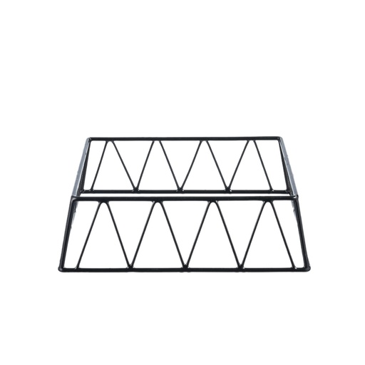 [05-273] Vague Short Black 1/2 GN Rectangular Display Stand Riser