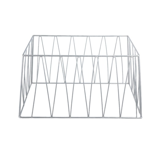 [05-296] Vague Tall Silver 1/1 GN Rectangular Display Stand Riser 