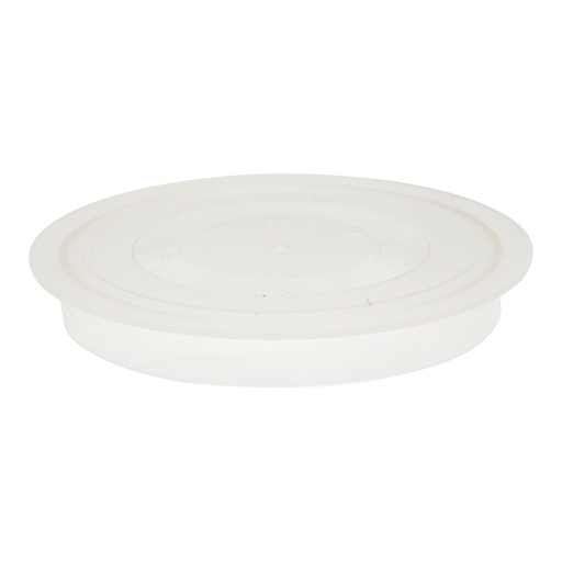 [13-102C] Vague Plastic Small Round Cover Clear Color