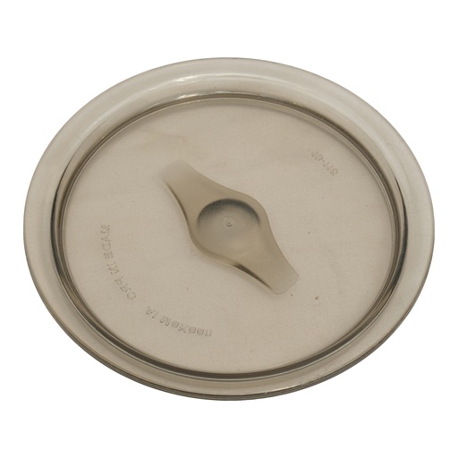 [13-115] Vague Plastic Small Round Cover Smoke