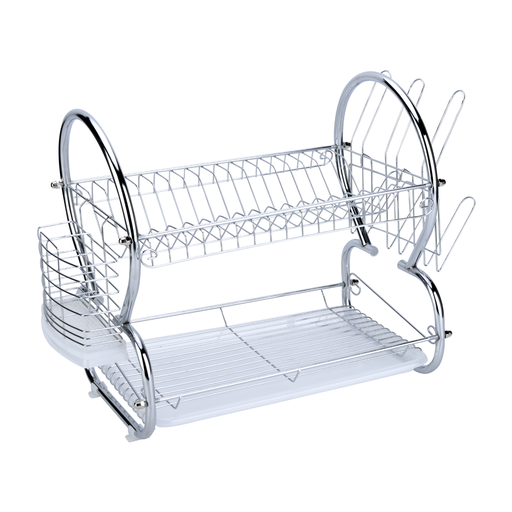 [13-1431] Vague Iron 2 Tier Dish Rack