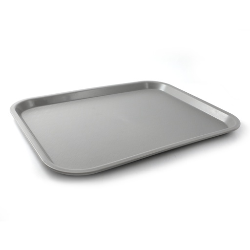 [13-195GY] Vague Fast Food Tray Plastic 45 cm x 35 cm Grey