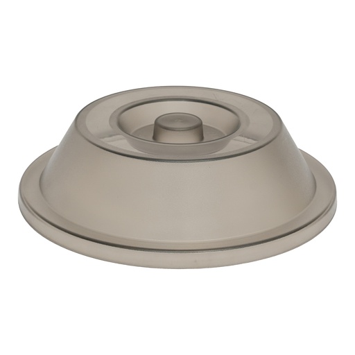 [13-652] غطاء بولي كربونات دائري 18 سم لون رمادي