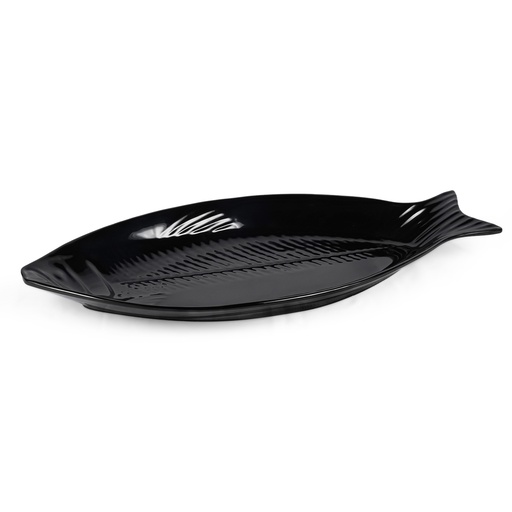 [36-504B] Vague Melamine Fish plate 59.5 cm / 24"