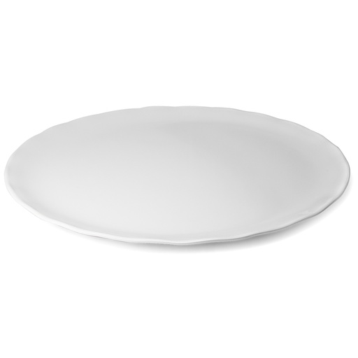 [36-508] Vague Melamine Round Wavy Edge Serving Platter 20"