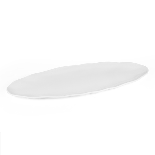 [36-509] Vague Melamine Oval Wavy Edge Serving Platter 24"