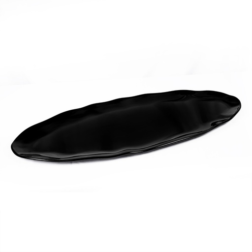 [36-510B] Vague Melamine Oval Wavy Edge Serving Platter 30"