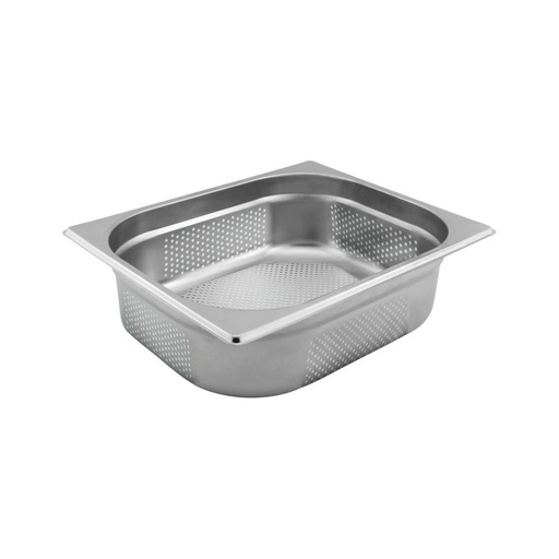 [GN-052-U12] Vague Stainless Steel Perforated Gastronorm Pan GN-Perforated 1/2 -100 mm