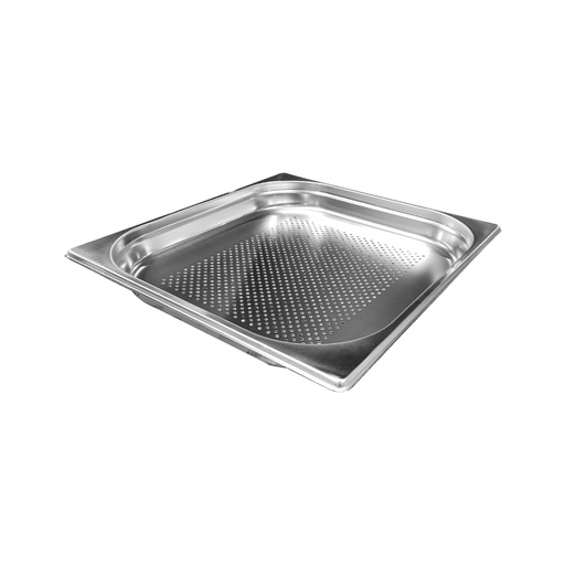 [GN-066-U12] Vague Stainless Steel Perforated Gastronorm Pan GN-Perforated 2/3 -40 mm