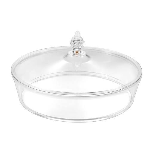 [02-1385] Vague Round Acrylic Candy Box Set 30.6 x 7 cm