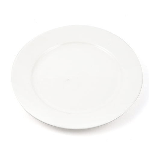 [08-1356] B2B Ivory Porcelain Flat Plate 25 cm / 10"