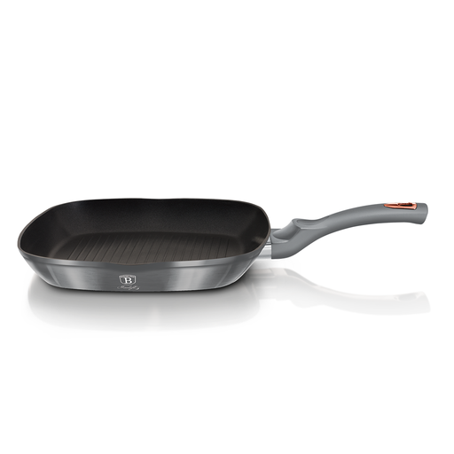 [BH-006] Berlinger Haus Grill Pan with Protector 28 cm Moonlight Collection / BH/6004