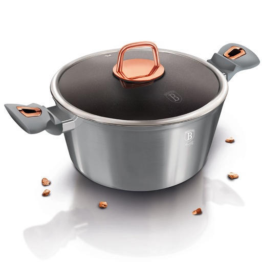 [BH-011] Berlinger Haus Casserole with Lid 28 cm Moonlight Collection / BH/6013