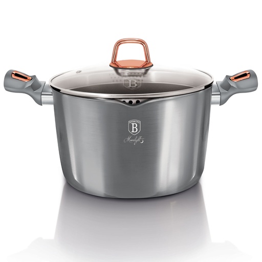 [BH-012] Berlinger Haus Pasta and Rice Pot with Lid 24 cm Moonlight Collection / BH/6015