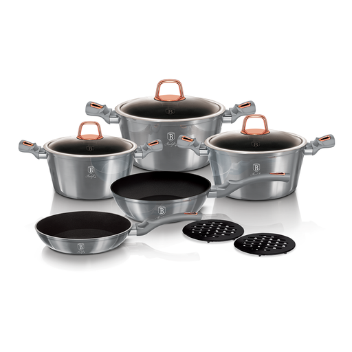 [BH-142] Berlinger Haus 10 Pieces Cookware Set Moonlight Collection / BH/6020