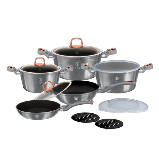 [BH-143] Berlinger Haus 13 Pieces Cookware Set Moonlight Collection / BH/7033