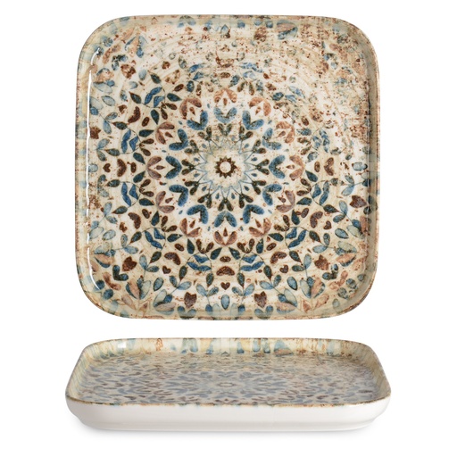 [RN-002] Rinart Square Plate 28 cm x 28 cm / VRN28KR-Azte