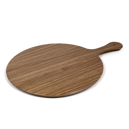 [36-202] Vague Melamine Wooden Round Serving Board 19"