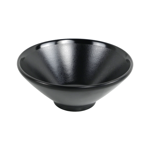 [36-649] Vague Black Melamine Round Pasta Bowl 7"