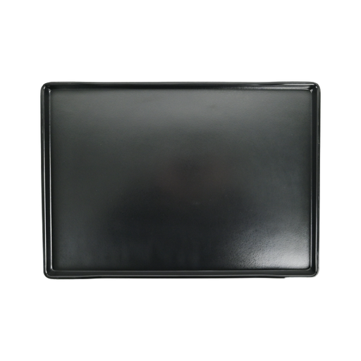 [36-653] Vague Black Melamine Rectangular Platter 13.5"