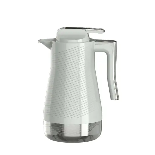 [VF-002] Via Veneto Safari Pearl Grey Vacuum Flask 1 Liters