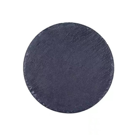[13-1588] Vague Round Slate Board 25 x 0.7 cm