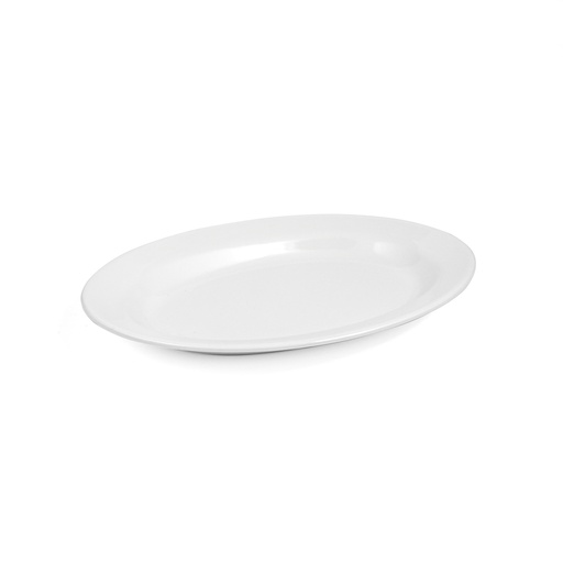 [36-022P] Vague Melamine Deep Oval Plate 10"