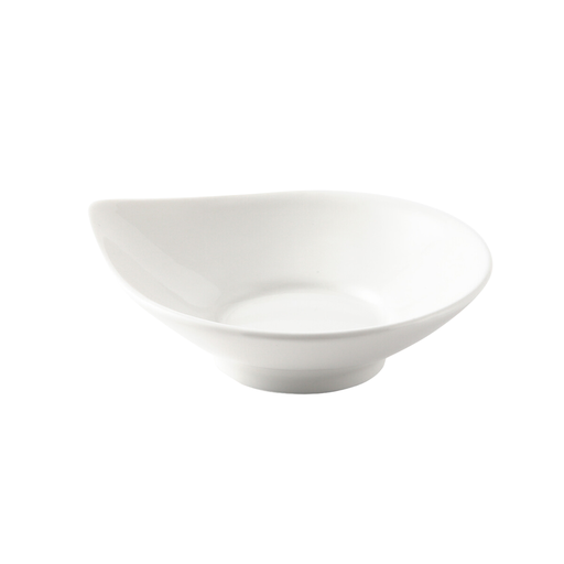 [08-062] Porceletta Ivory Porcelain Sauce Dish 12 cm